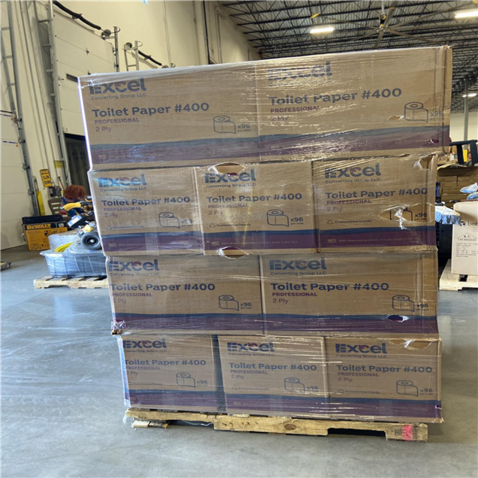 DALLAS LOCATION - TOILET PAPER #400 PALLET - (20 BOXES) (96 ROLLS PER BOX)