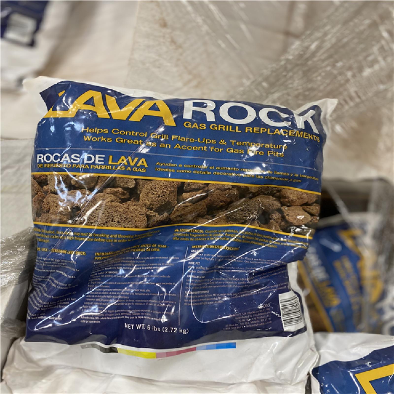 DALLAS LOCATION - Universal 6-Lb Lava Rock PALLET - (192 UNITS)