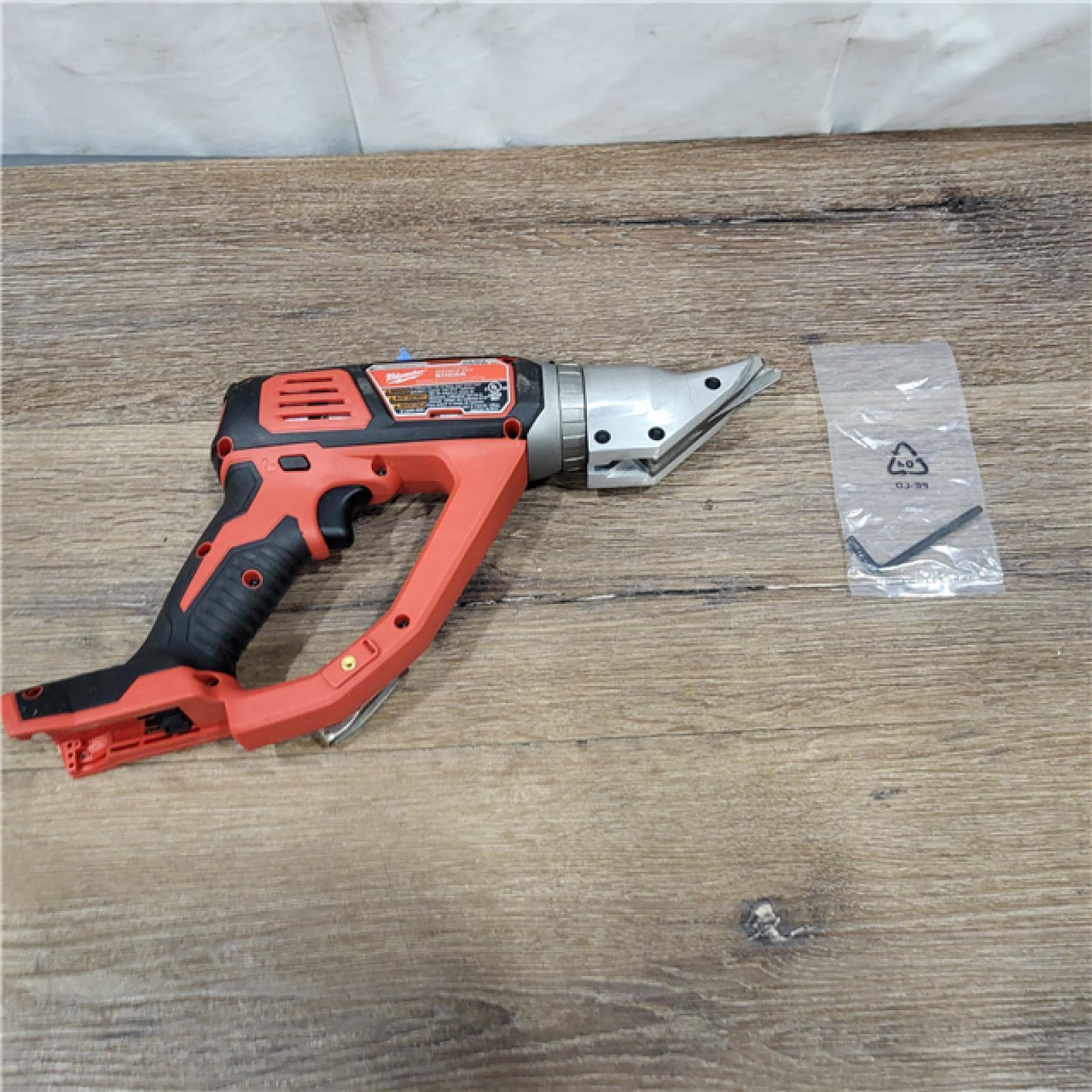 AS-IS Milwaukee M18 18-volt Lithium-ion Cordless 18-gauge Double Cut Metal Shear  Bare Tool