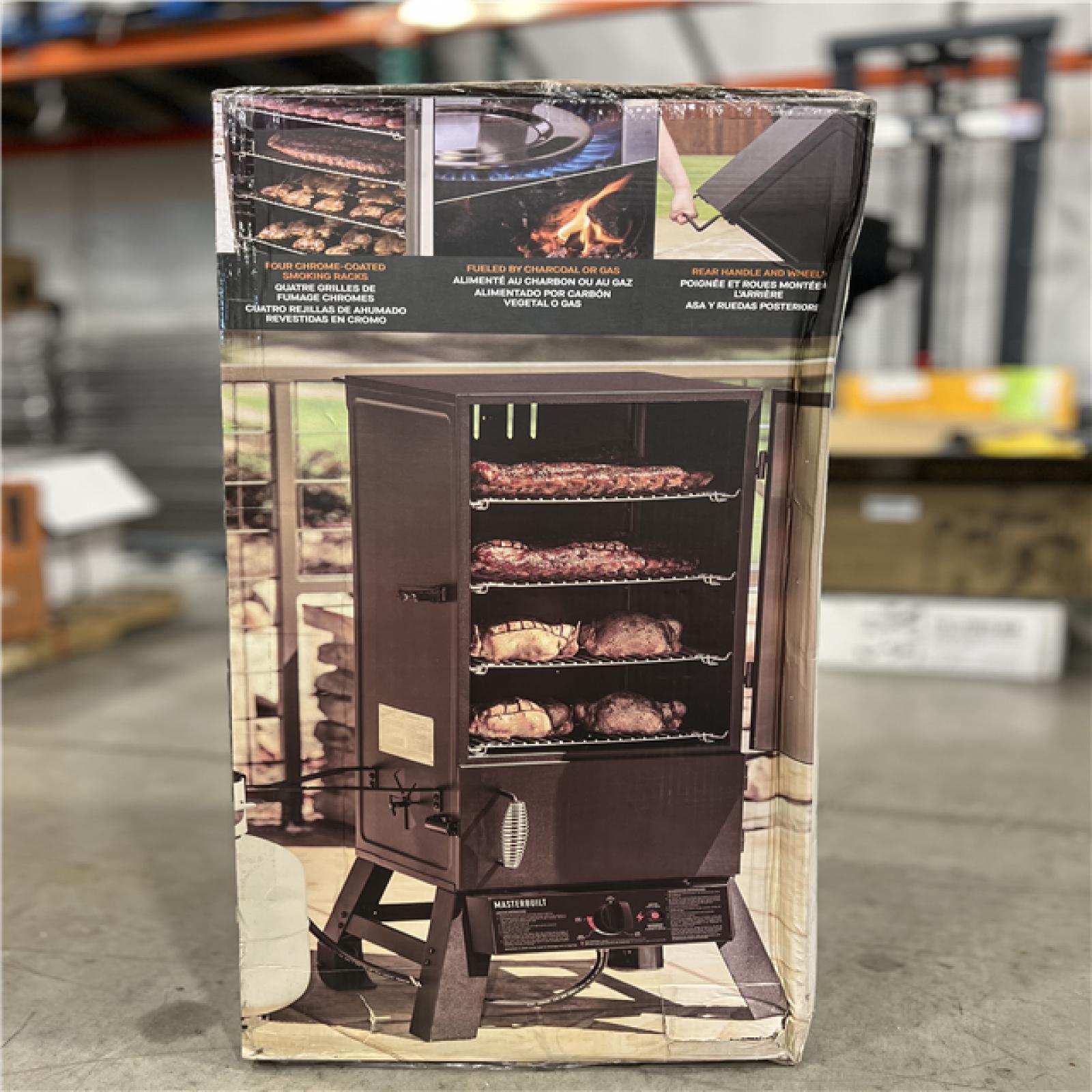 Masterbuilt 30 in. Dual Fuel Propane Gas and Charcoal Smoker in Black