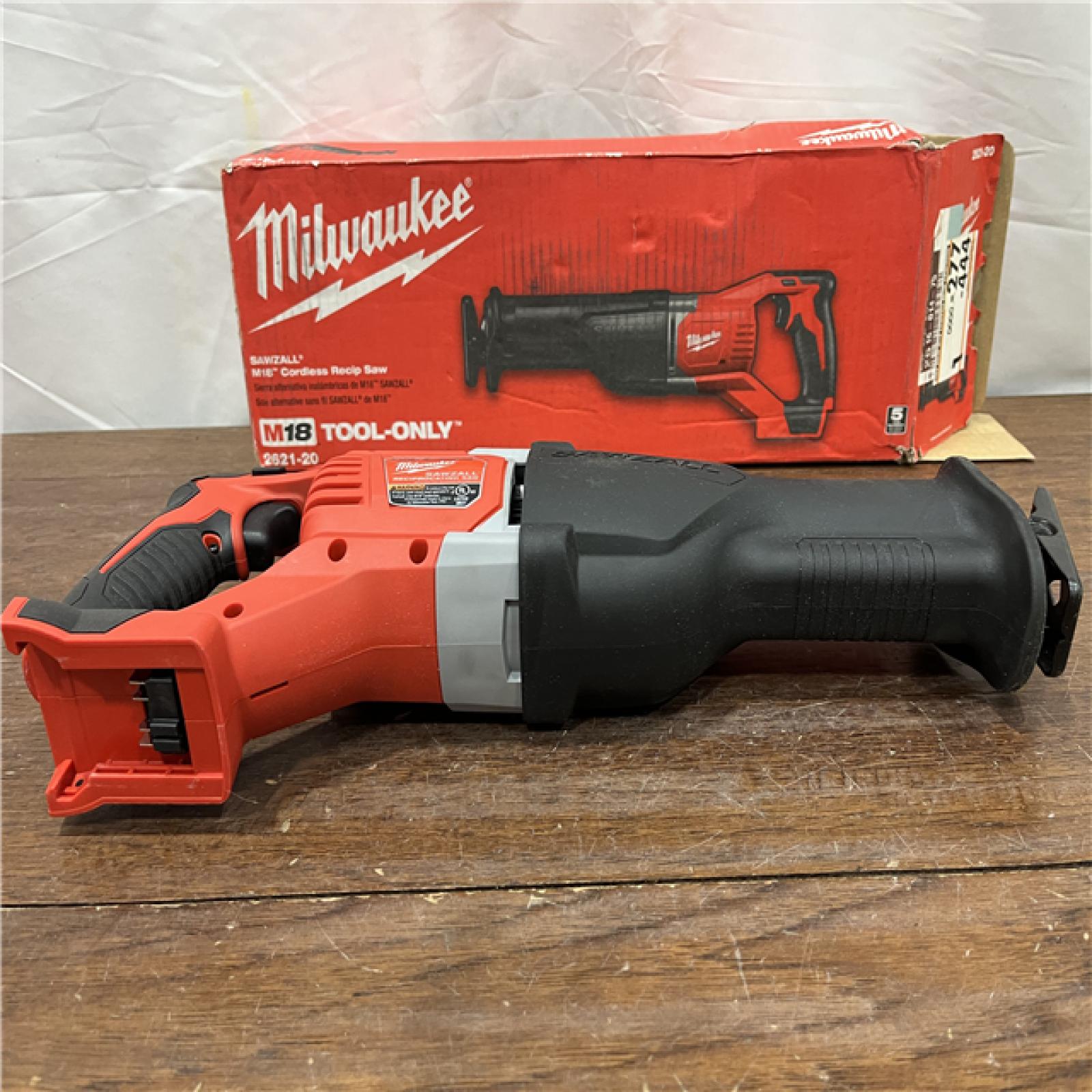 AS-ISMilwaukee  M18 SAWZALL Lithium-Ion Cordless Reciprocating Saw (Tool Only)