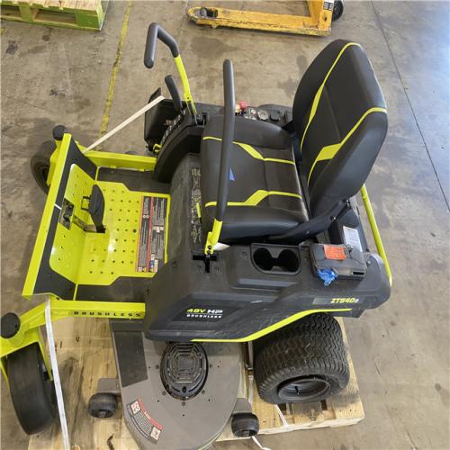 Houston Location AS-IS - Ryobi 48v HP Brushless Riding Mower