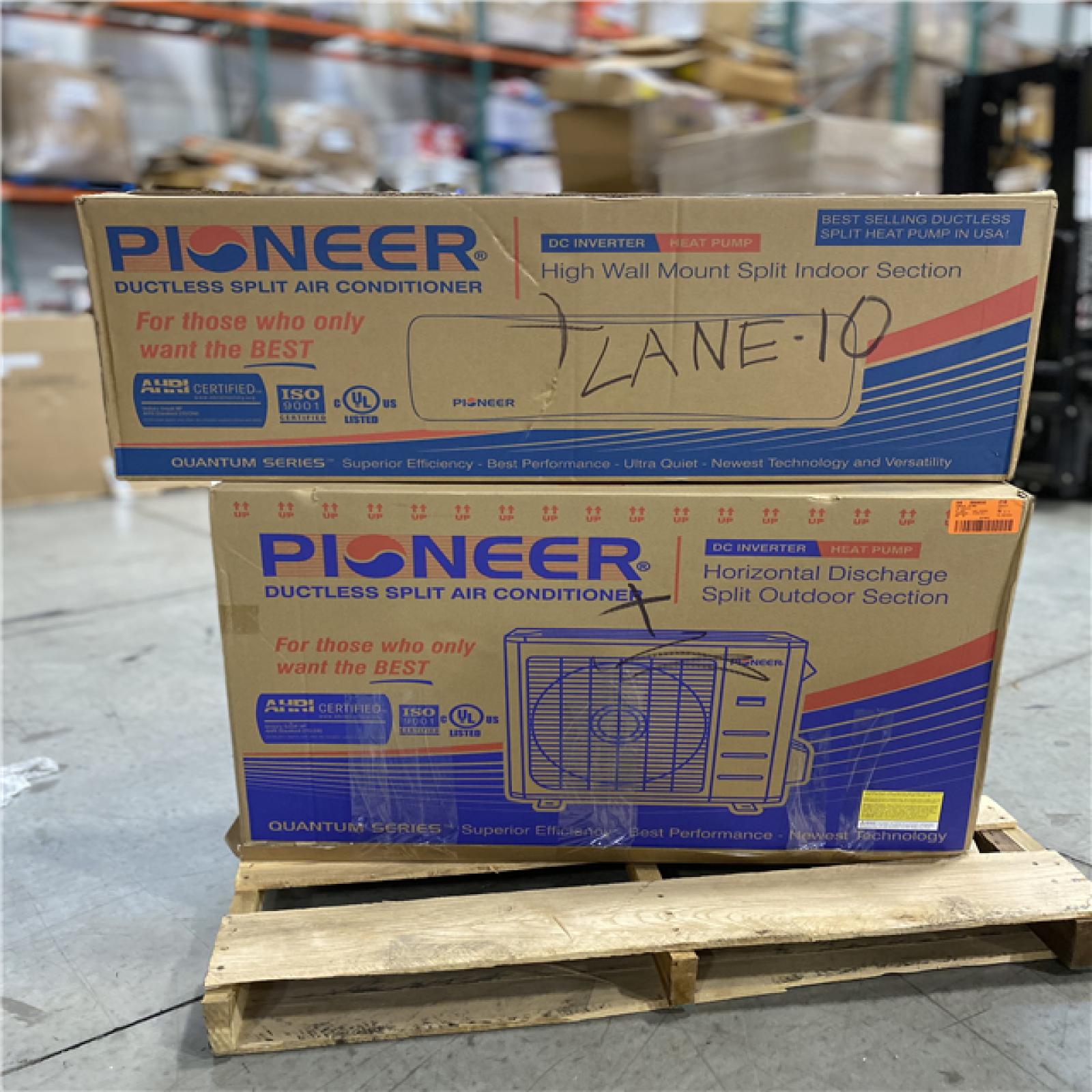 DALLAS LOCATION - Pioneer WYS-20 Single Zone Series Ductless Mini-Split DC Inverter Heat Pump Condenser  208/230V, 18,000 BTU