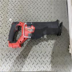 Houston location AS-IS Milwaukee M18 18V Fuel Sawzall 1-1/4  Reciprocating Saw Cordless Lithium-Ion Brushless 2821-20