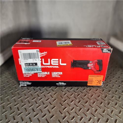 HOUSTON LOCATION - AS-IS Milwaukee M18 Fuel Sawzall Brushless Cordless Reciprocating Saw - No Charger, No Battery, Bare Tool Only