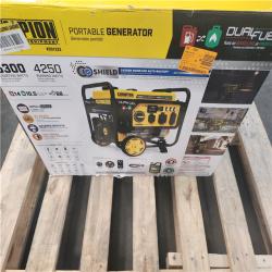 California AS-IS Champion Power Equipment 4250-Watt Recoil Start Duel Fuel Generator