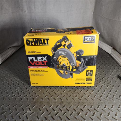 HOUSTON LOCATION - AS-IS DeWALT Flexvolt Max 7-1/4  60V Brushless Circular Saw DCS578B (TOOLY ONLY)