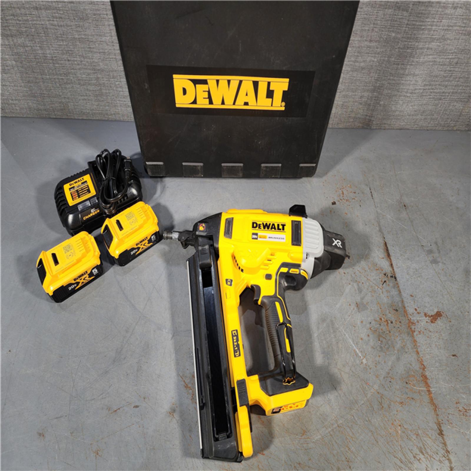 HOUSTON LOCATION - AS-IS DEWALT 20-Volt Lithium Ion Cordless Concrete Nailer