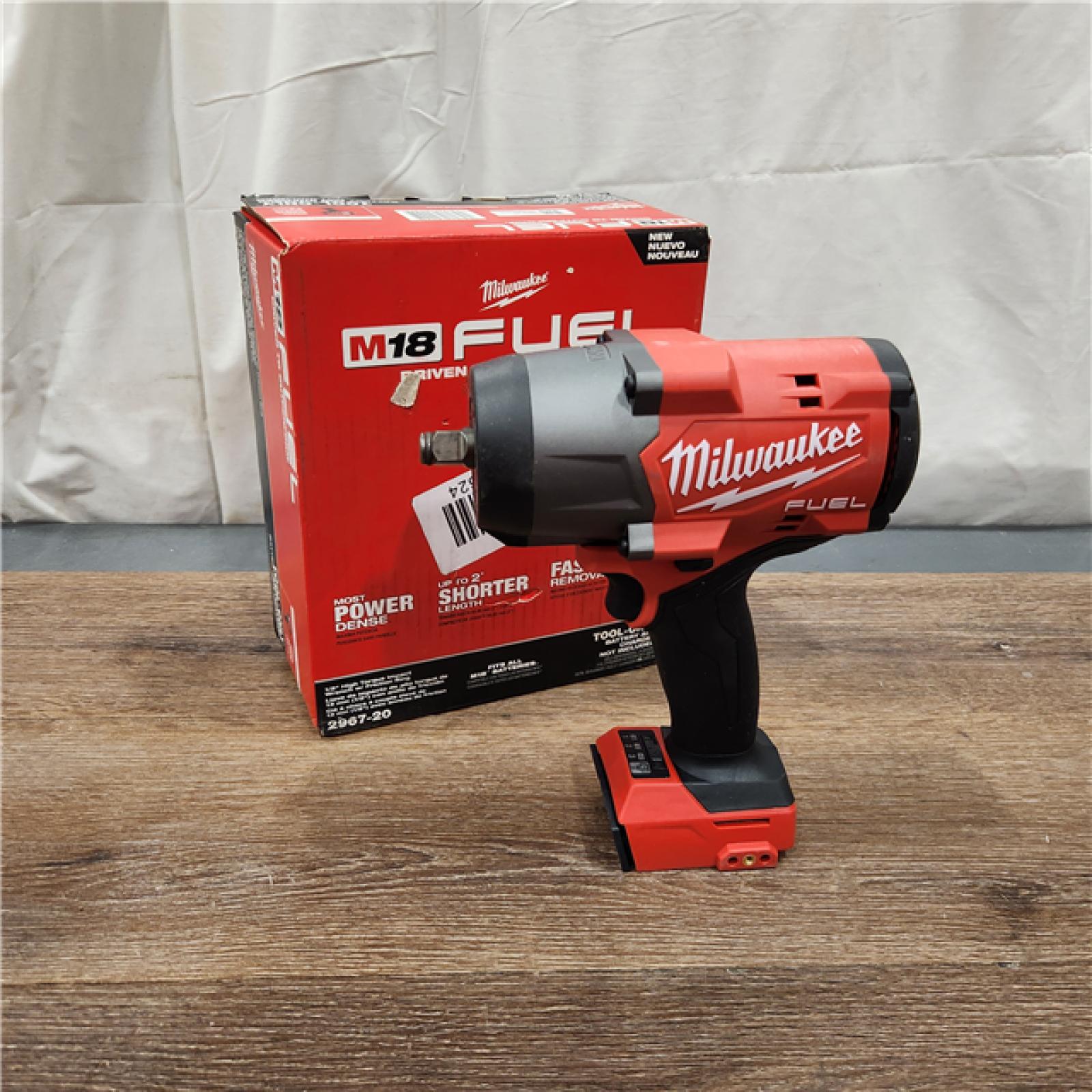 AS-IS Milwaukee M18 FUEL 18V Lithium-Ion Brushless Cordless 1/2 in. Impact Wrench with Friction Ring (Tool-Only)