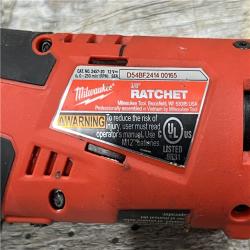 AS-IS MILWAUKEE 2457-20 .38 in. M12 Cordless Ratchet Only