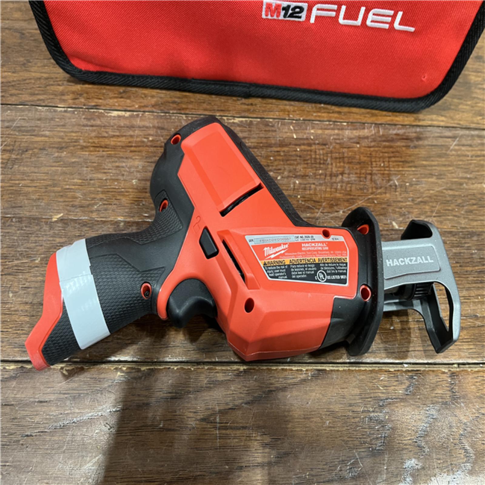 AS-ISMilwaukee M12 FUEL 12-Volt Lithium-Ion Brushless Cordless HACKZALL Reciprocating Saw Kit W/ Free M12 2.0Ah Compact Battery