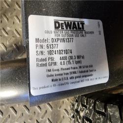 HOUSTON LOCATION - AS-IS DEWALT 4400 PSI 4.0 GPM Cold Water Gas Pressure Washer