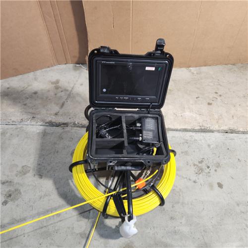 Houston location AS-IS VEVOR Sewer Camera 100ft/30m  9 in Color LCD Monitor Pipeline Inspection Camera with DVR Function Waterproof IP68 Pipe Camera