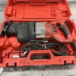 AS-IS MILWAUKEE 15 Amp 1-1/4 in. Stroke Orbital SUPER SAWZALL Reciprocating Saw with Hard Case