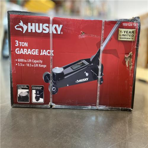 DALLAS LOCATION - Husky 3-Ton Floor Garage Car Jack