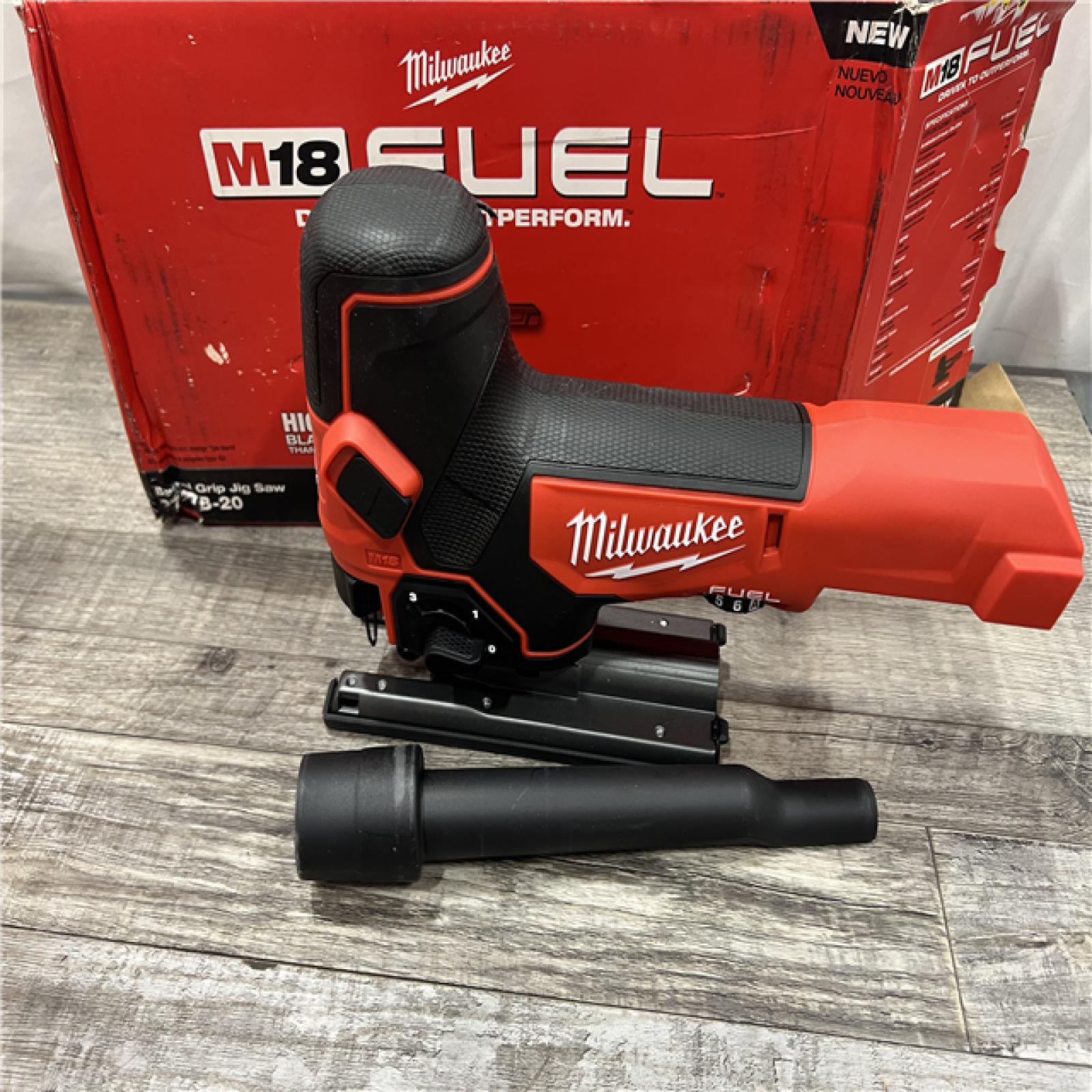 AS-IS Milwaukee M18 FUEL 18 Volt Lithium-Ion Brushless Barrel Grip Cordless Jig Saw (Bare Tool)