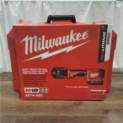 AS-IS Milwaukee-2674-22C M18 Short Throw Press Tool Kit W/ PEX Crimp Jaws