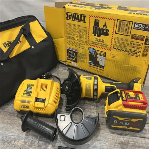 AS-IS DeWalt Flexvolt 60V Max Cordless Grinder  4.5 in; 6 in  Kit  1 KT (115-DCG418X2)