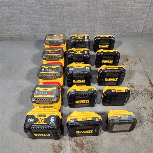 HOUSTON LOCATION - AS-IS DEWALT BATTERY PACK QTY - 15