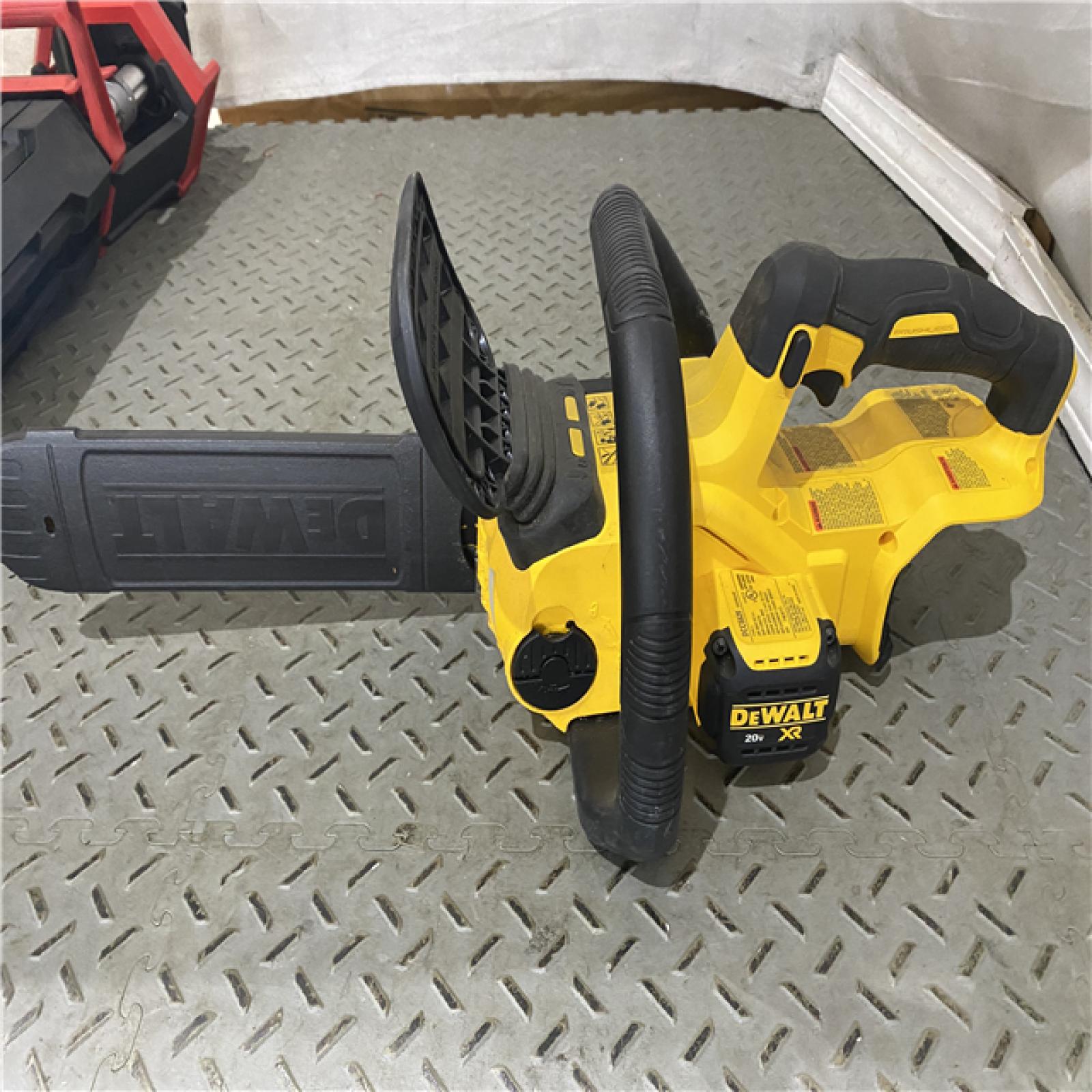 Houston location AS-IS DEWALT DCCS620B 20V MAX Lithium-Ion Cordless Compact Chainsaw (Tool Only)