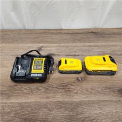 AS-IS DEWALT DCBP315-2C 20V MAX 5.0Ah & 1.7Ah + Chgr