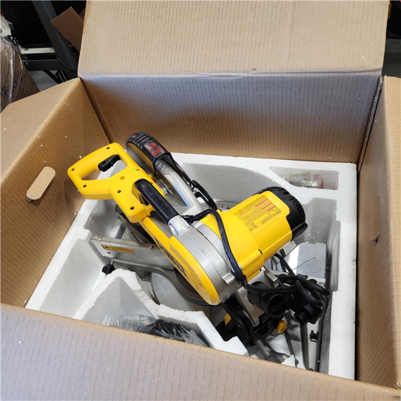 AS-IS DeWalt 15 Amp Corded 12 in. Compound Double Bevel Miter Saw