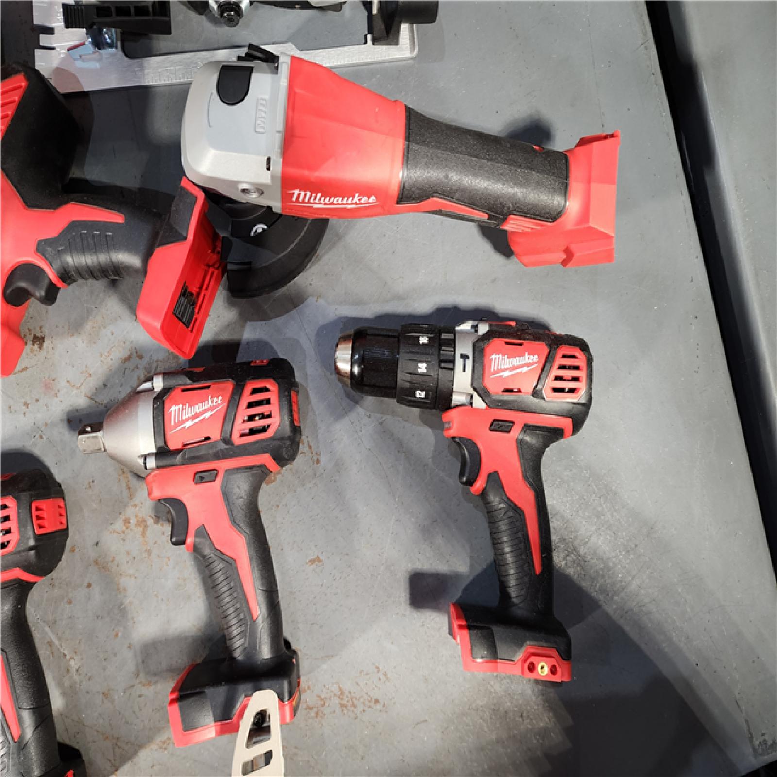 HOUSTON LOCATION - AS-IS M18 18V Lithium-Ion Cordless Combo Kit (8-Tool) with (3) Batteries, Charger and (2) Tool Bags