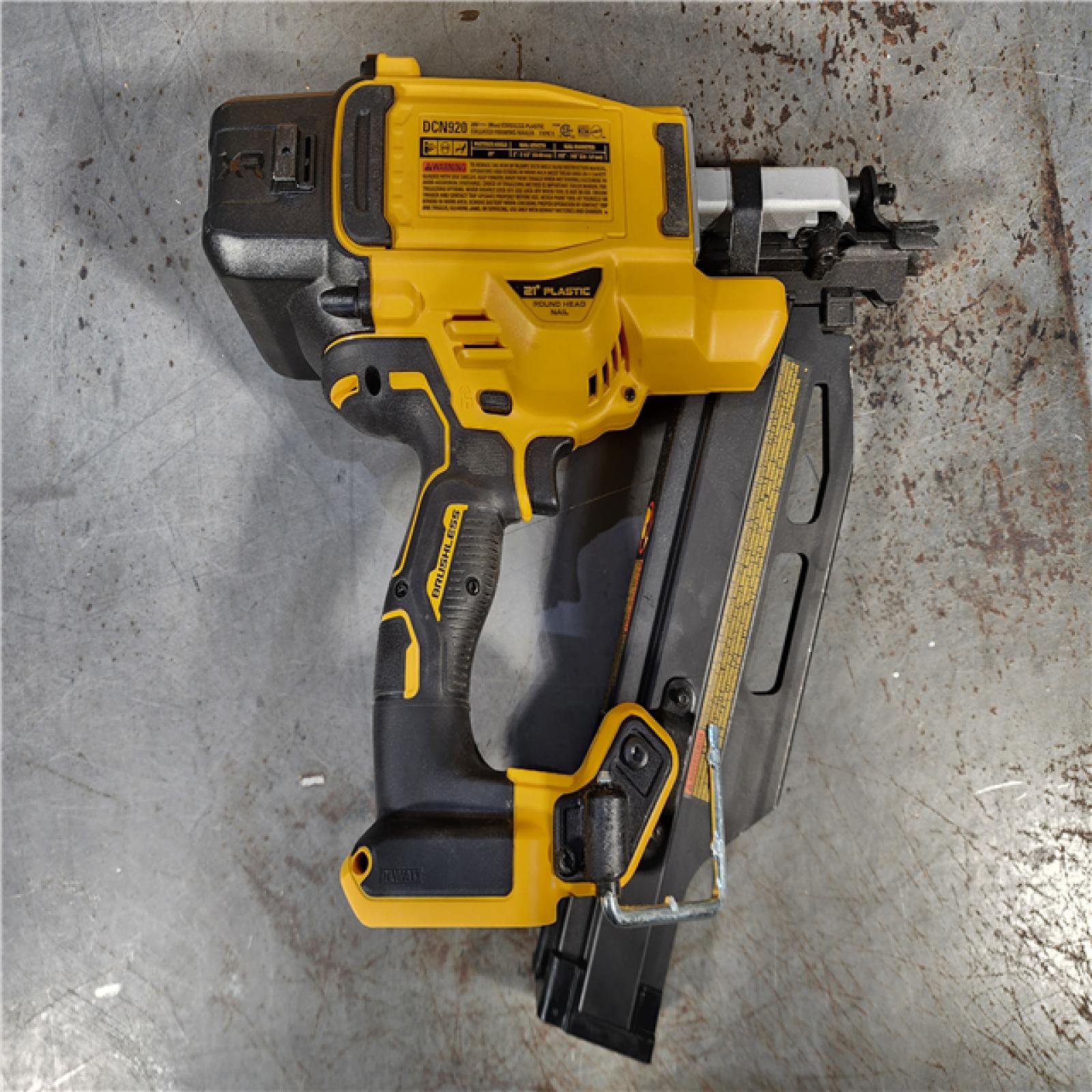 HOUSTON LOCATION - AS-IS DEWALT 20-Volt 21Â° Cordless Framing Nailer (Tool-Only)