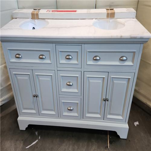 California AS-IS Home Decorators Collection White Bathroom Vanity