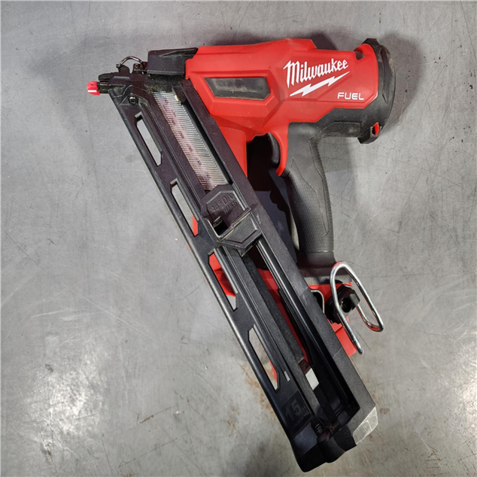 HOUSTON LOCATION - AS-IS Milwaukee 2839-20 M18 FUEL 15 Ga. 18 Volt Brushless Angled Finish Nailer (TOOL ONLY)