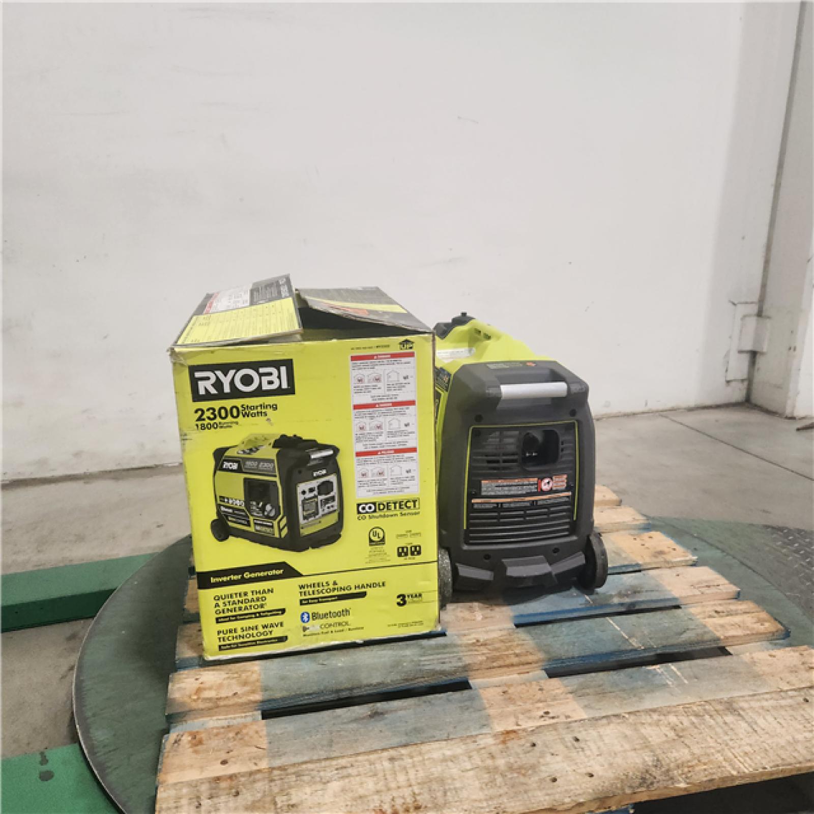 Dallas Location - As-Is Ryobi 2300-Watt Bluetooth Inverter Generator(Lot Of 2)