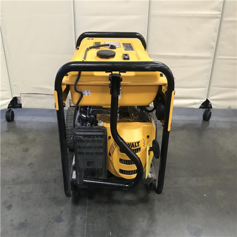 California AS IS DeWalt 6500 Watt Gas Powered Portable Generator