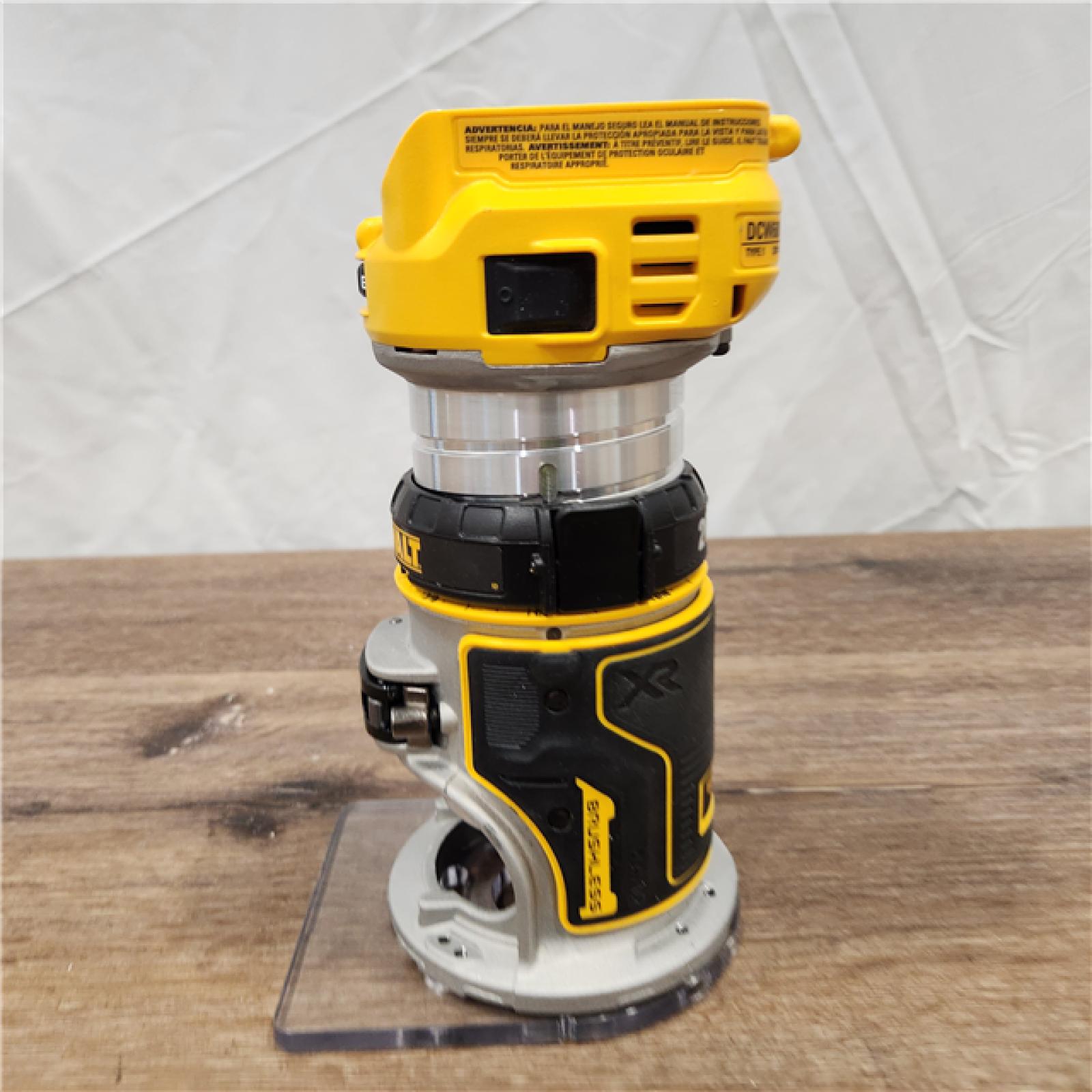 AS-IS Dewalt 20V MAX XR Brushless Cordless Compact Router (Tool Only)