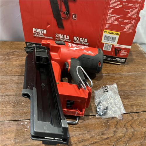 AS-ISMilwaukee 2744-20 M18 FUEL 3-1/2 in. 18-Volt 21-Degree Lithium-Ion Brushless Cordless Framing Nailer (Tool-Only) (Refurbished)