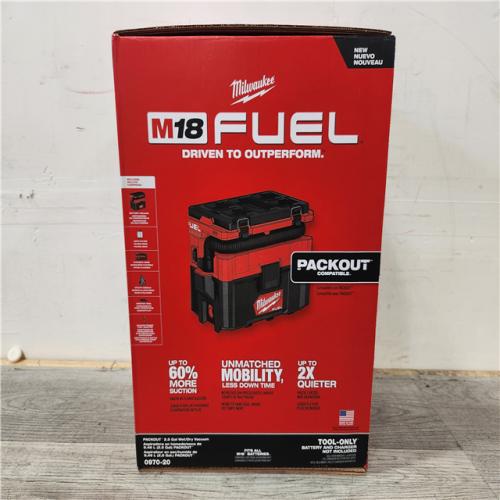 Phoenix Location NEW Milwaukee M18 FUEL PACKOUT 18-Volt Lithium-Ion Cordless 2.5 Gal. Wet/Dry Vacuum (Vacuum-Only)