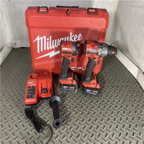 HOUSTON LOCATION - AS-IS M18 FUEL 18V Lithium-Ion Brushless Cordless Hammer Drill and Impact Driver Combo Kit (2-Tool) with 2 Batteries