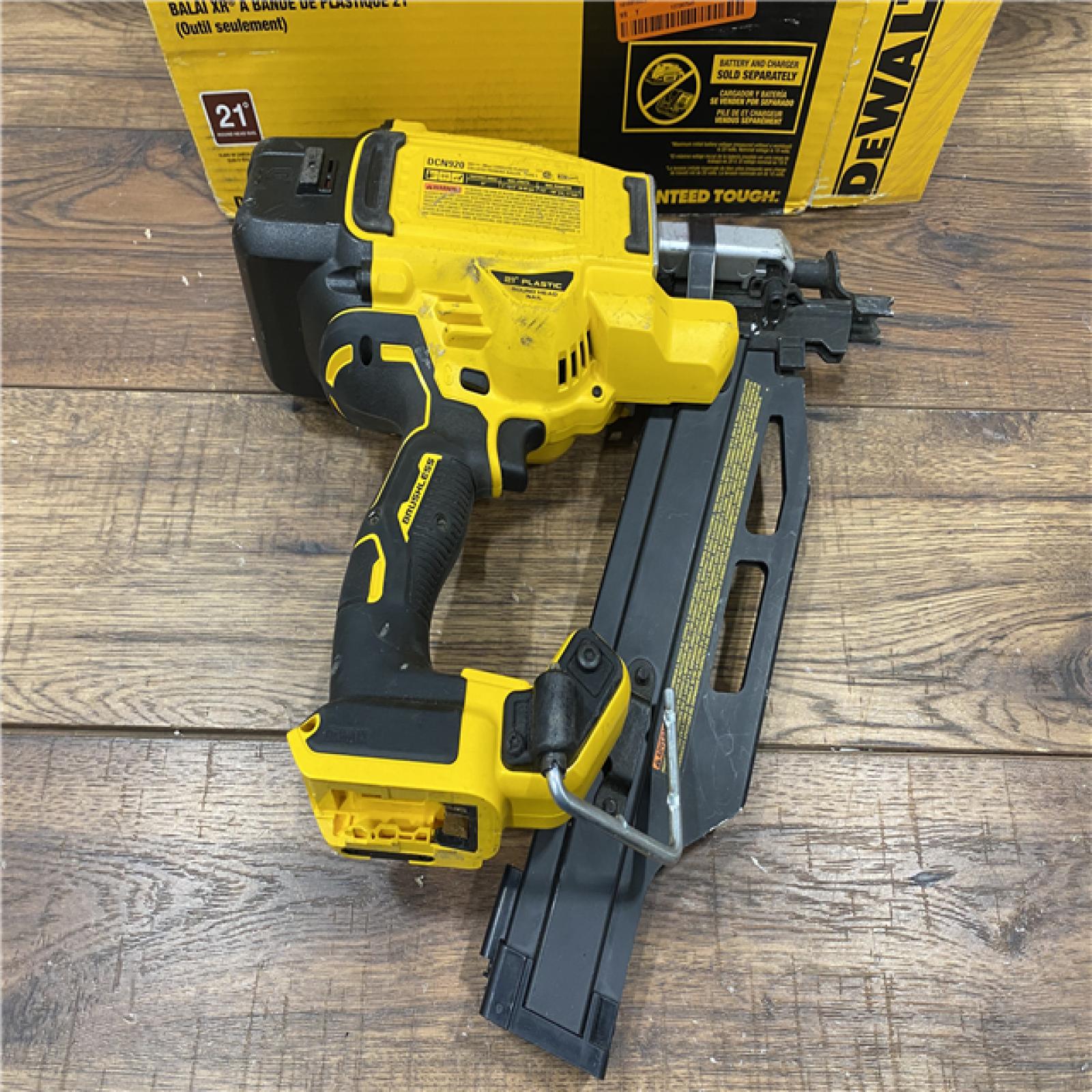 AS IS DEWALT 20-Volt 21Â° Cordless Framing Nailer (Tool-Only)