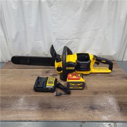 LIKE NEW! DeWalt FLEXVOLT 60V MAX Lithium-Ion Brushless Cordless 16in. Chainsaw Kit