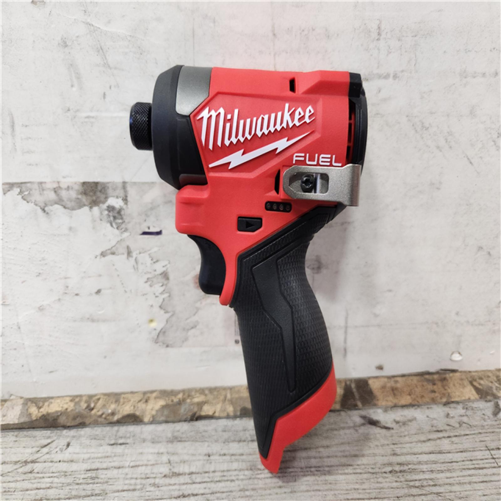 Phoenix Location NEW Milwaukee M12 FUEL 12V Lithium-Ion Brushless Cordless 1/4 in. Hex Impact Driver (Tool-Only)