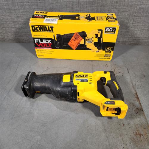 HOUSTON LOCATION - AS-IS DeWalt DCS389B FLEXVOLT 60V MAX Cordless Brushless Reciprocating Saw (Tool-Only)