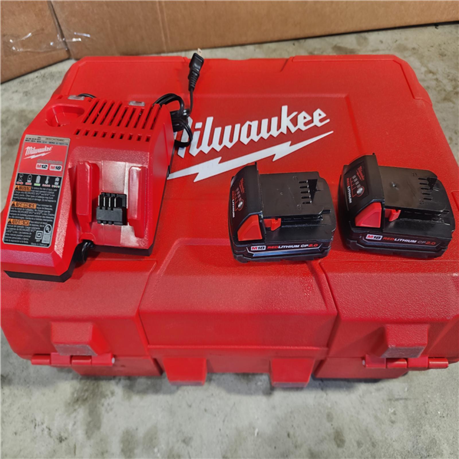 HOUSTON LOCATION - AS-IS M18 18-Volt Lithium-Ion Brushless Cordless FORCE LOGIC Press Tool Kit with 1/2 in. - 2 in. Jaws Kit (6-Jaws Included)