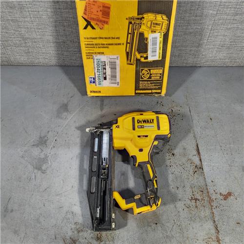 HOUSTON LOCATION - AS-IS DEWALT 20V MAX XR 16-Gauge Lithium-Ion Cordless Finish Nailer (Tool Only)