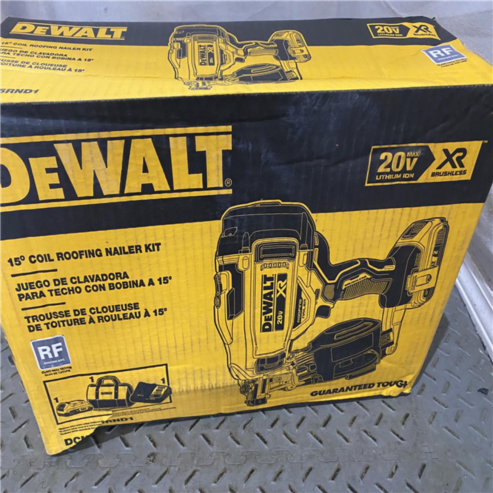 Houston location AS-IS DEWALT Stanley  Black & Decker 2007898 Roofing Nailer Cordless