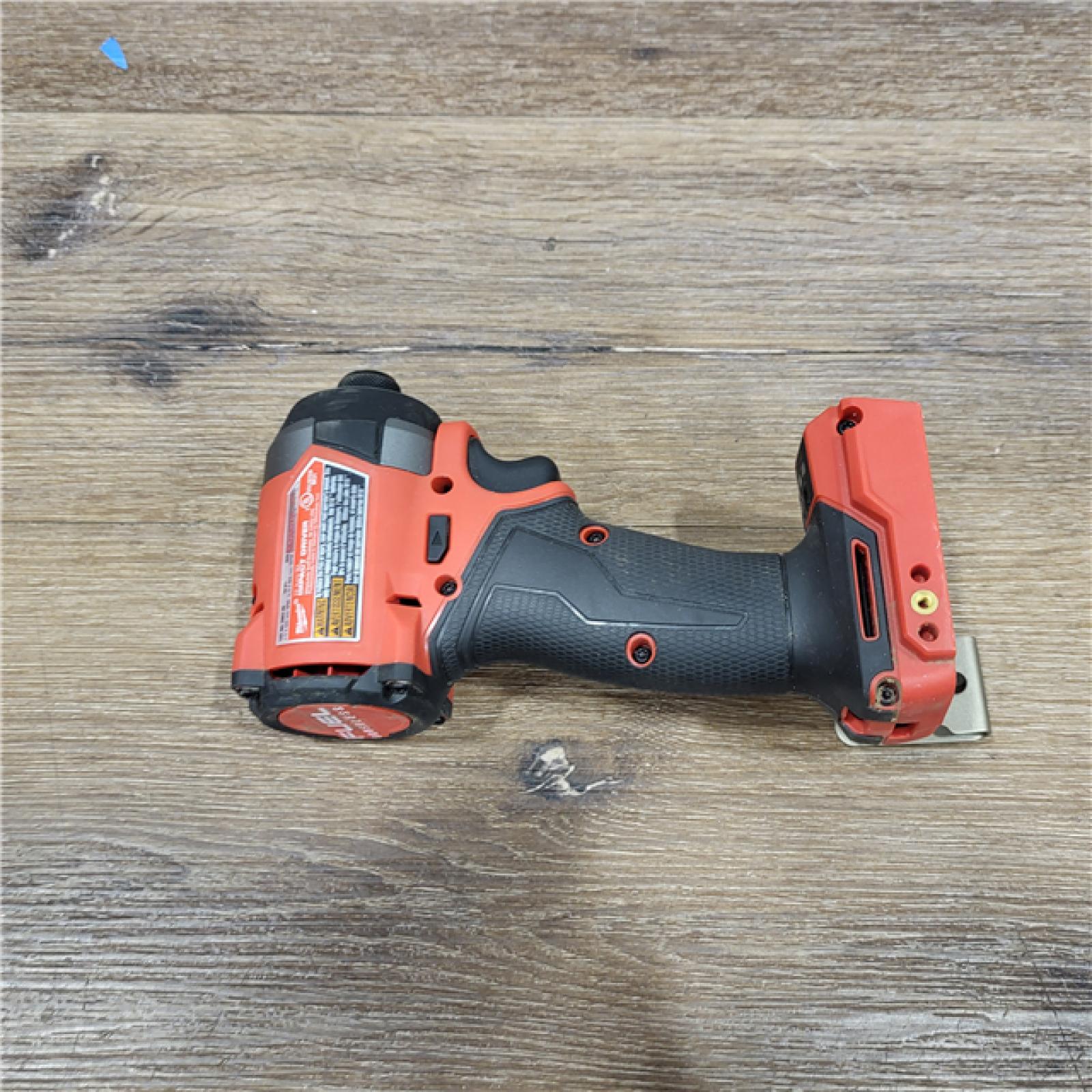 AS-IS Milwaukee 2953-20 18V Lithium-Ion Brushless Cordless 1/4   Hex Impact Driver Bare Tool  Red