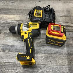 AS-IS Dewalt FLEXVOLT 20 Volt 1/2 in. Brushless Cordless Hammer Drill/Driver Kit (Battery & Charger)