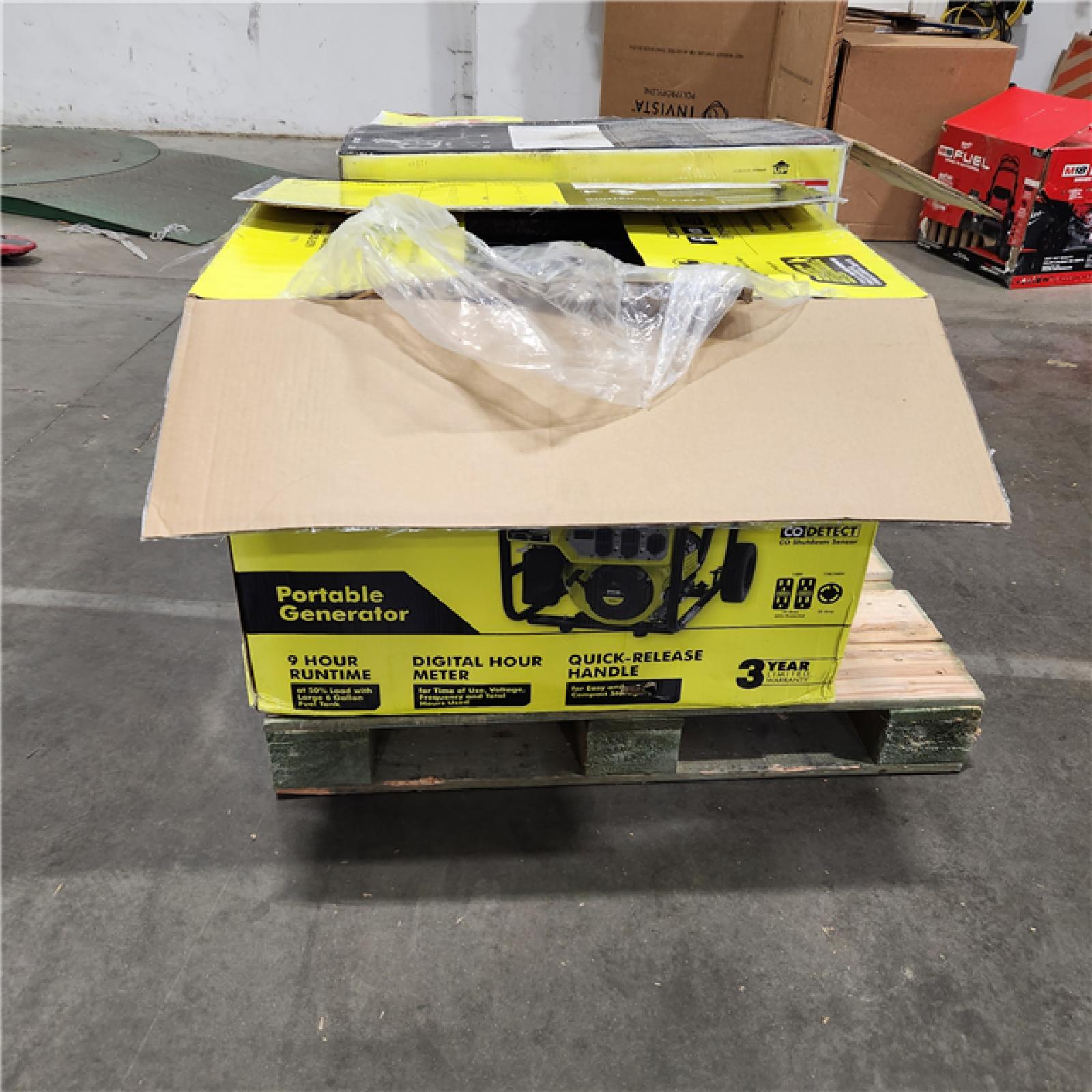 Dallas Location - As-Is RYOBI 6,500-Watt Gasoline Powered Portable Generator (Lot Of 2)