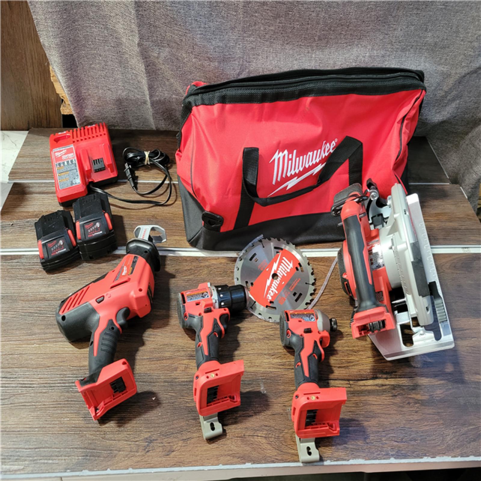 CALIFORNIA USED MILWAUKEE M18 4-TOOL COMBO KIT