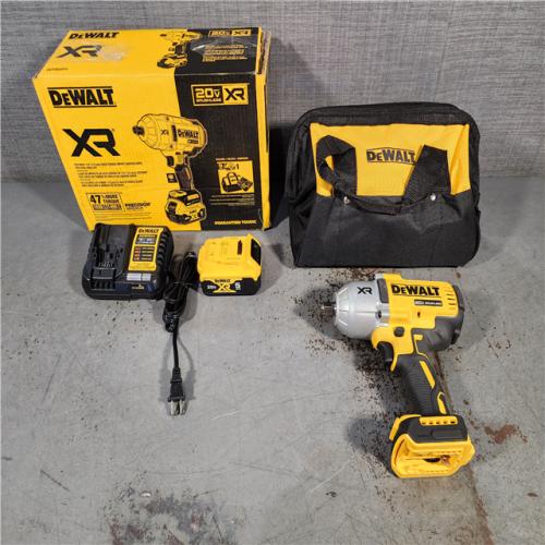 HOUSTON LOCATION - AS-IS (APPEARS LIKE NEW) DEWALT 20V MAX* XR 1/2  High Torque Impact Wrench with Hog Ring Anvil