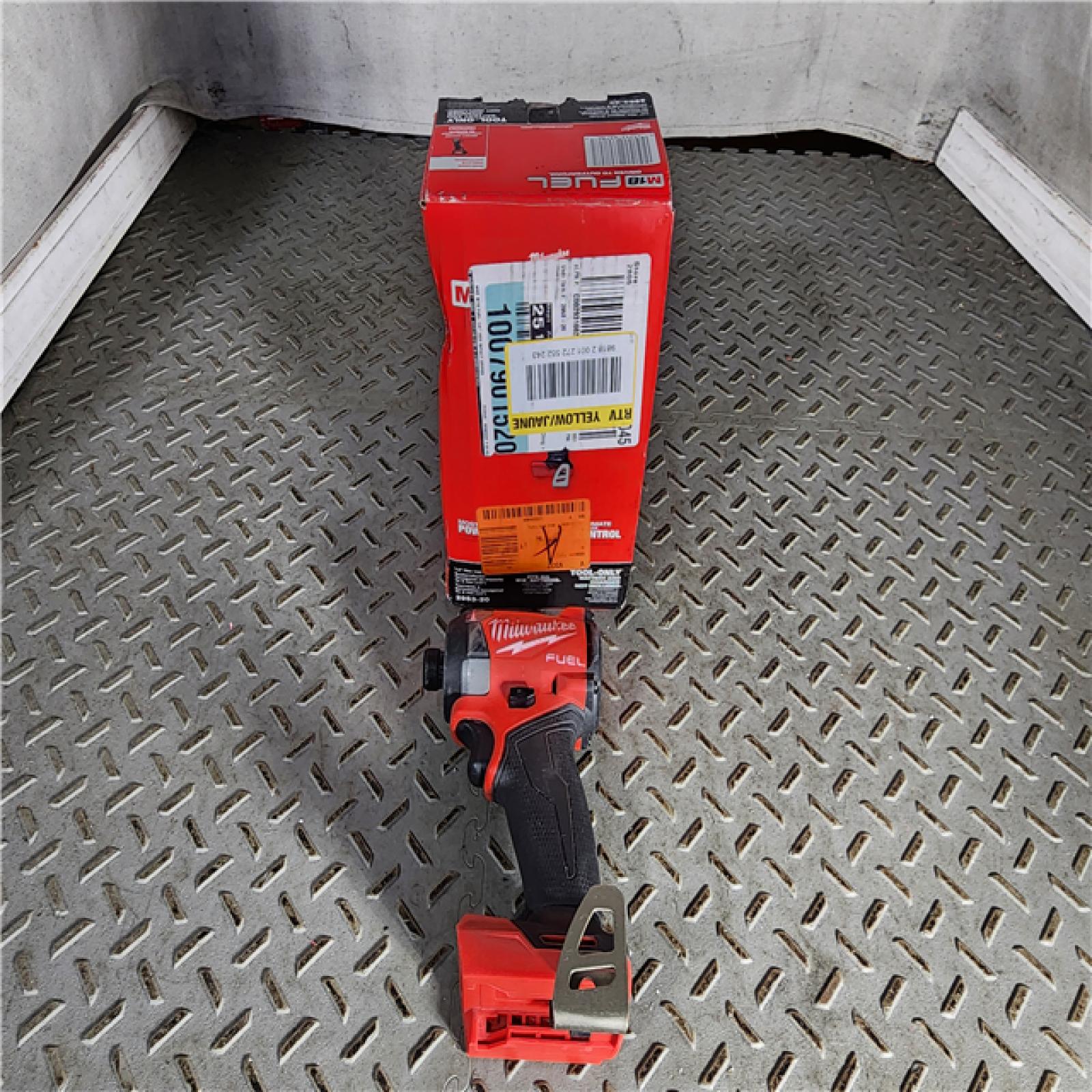 HOUSTON LOCATION - AS-IS M18 FUEL 18V Lithium-Ion Brushless Cordless 1/4 in. Hex Impact Driver (Tool-Only)