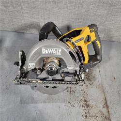 HOUSTON LOCATION - AS-IS DEWALT FLEXVOLT 60V MAX Cordless Brushless 7-1/4 in. Wormdrive Style Circular Saw (Tool Only)